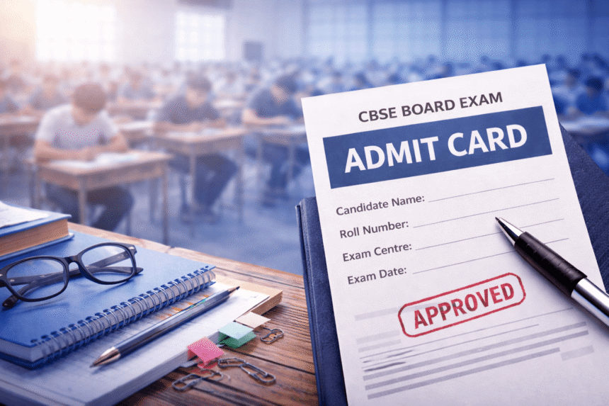 CBSE Admit Card 2026 private candidates main exam hall ticket